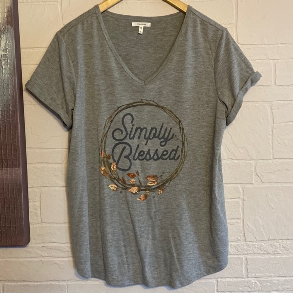 Maurices Simply Blessed Wreath Top XL